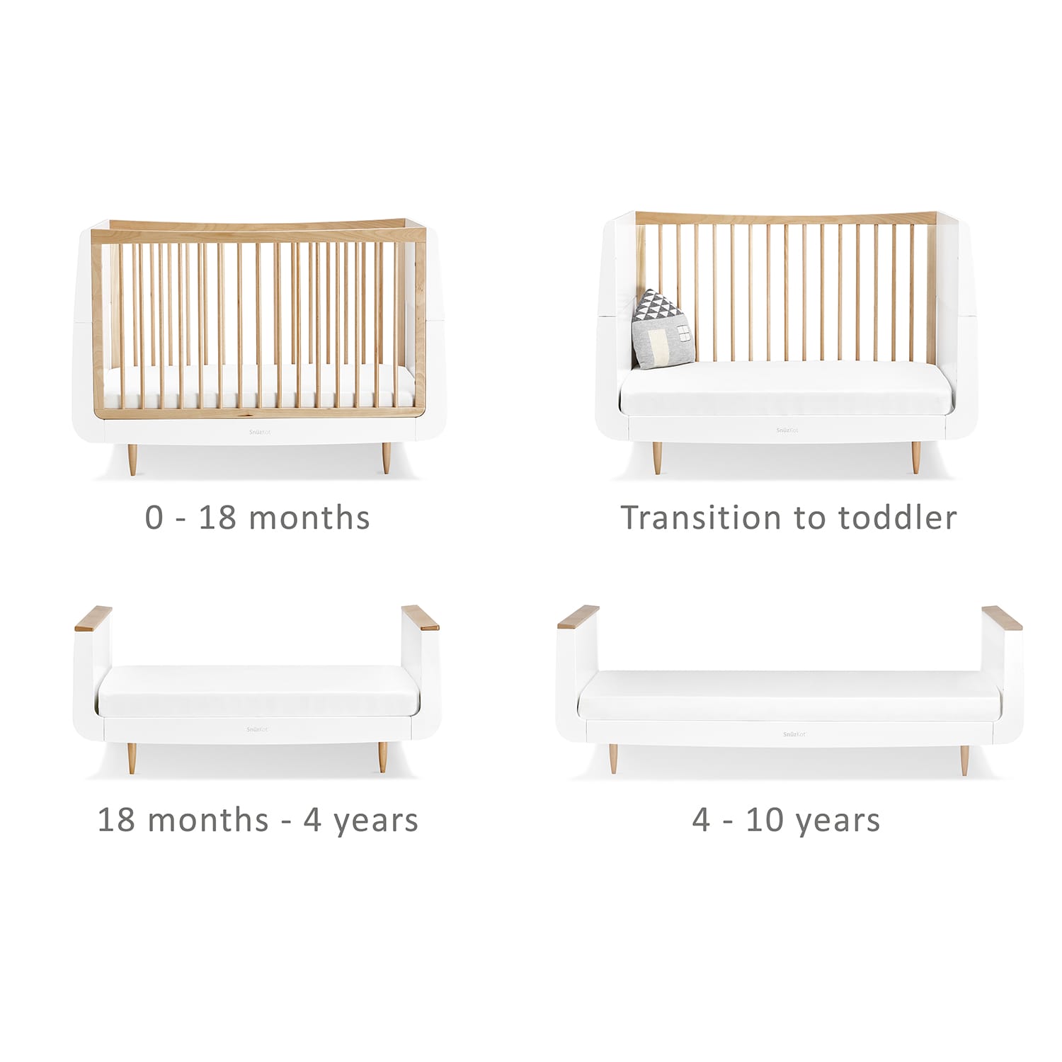 Snuzkot Skandi 3 Piece Nursery Set Natural (3)