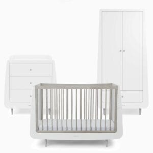 Snuzkot Skandi 3 Piece Nursery Set The Natural Edit Silver Birch