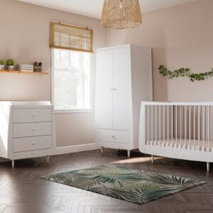 Snuzkot Skandi 3 Piece Nursery Set White (1)