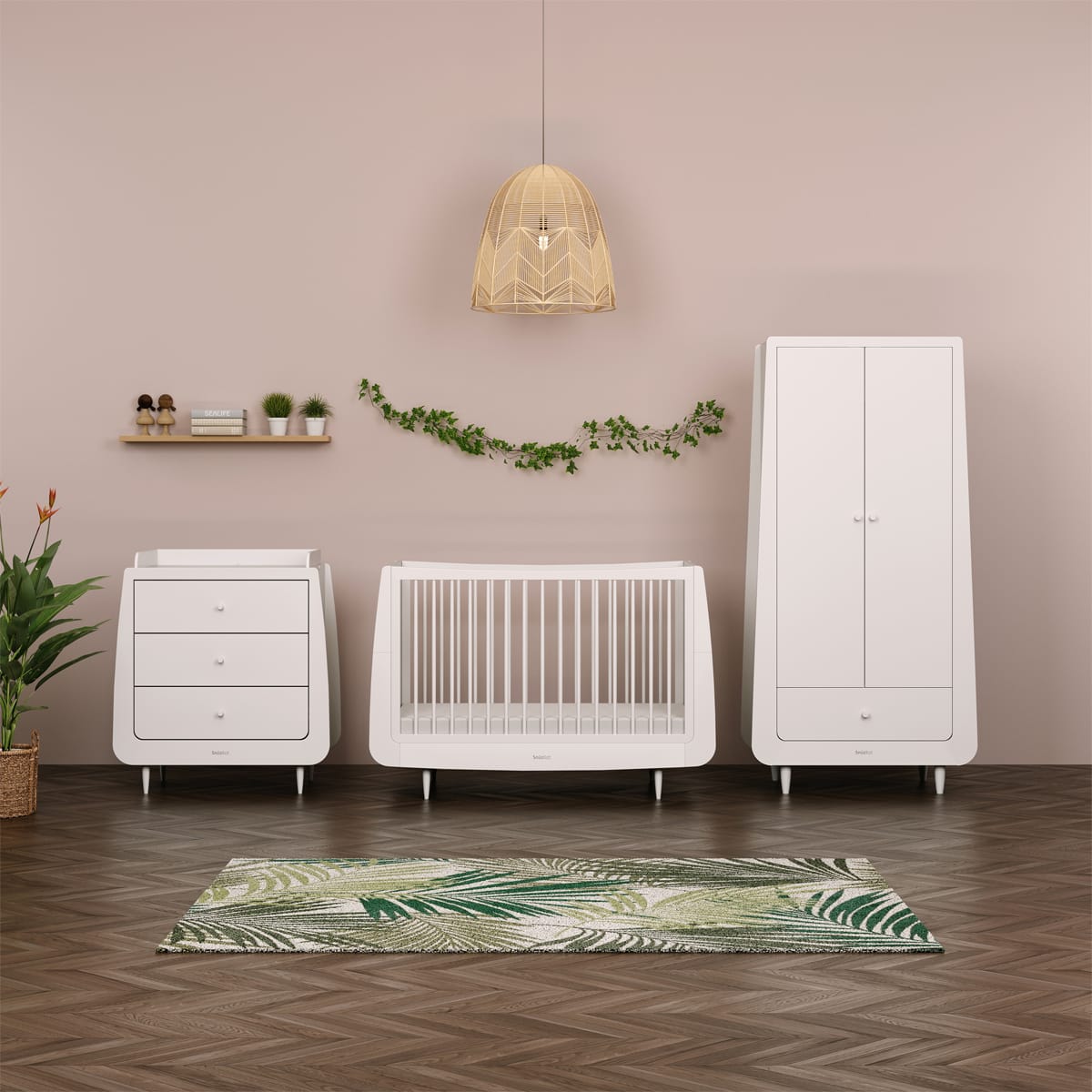 Snuzkot Wardrobe Skandi White (3)