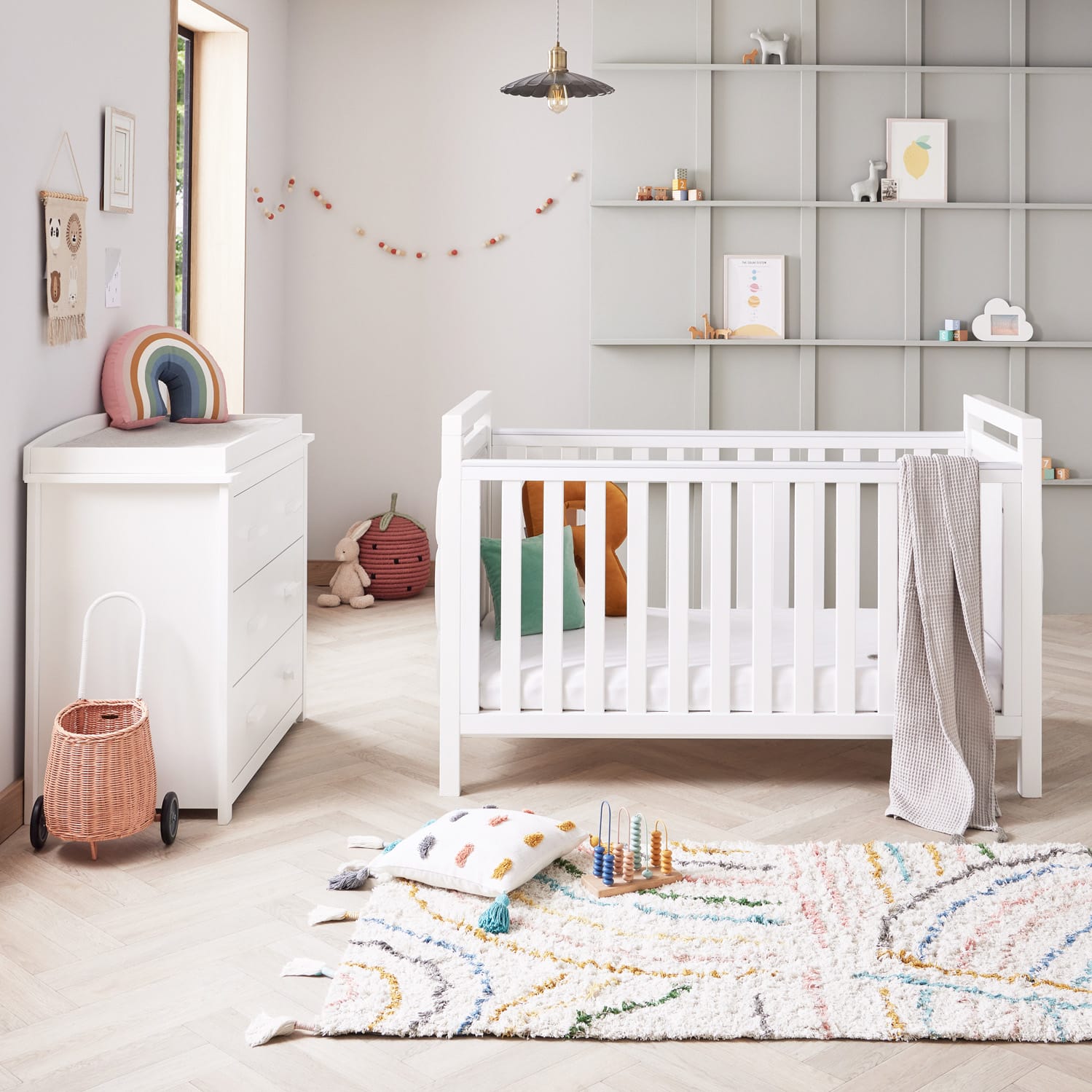 Velvet 2 Piece Room Set White 2