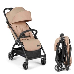 Ickle Bubba Aries Auto-Fold Stroller - Biscuit