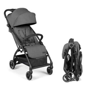 Ickle Bubba Aries Auto-Fold Stroller - Graphite Grey