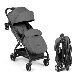 Ickle Bubba Aries MAX Auto-Fold Stroller - Graphite Grey