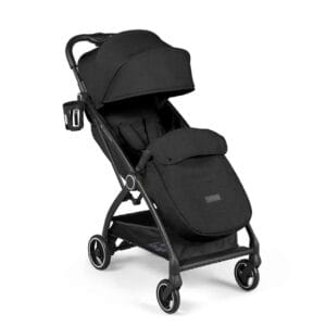 Ickle Bubba Aries Prime Auto Fold Pushchair Black (1)