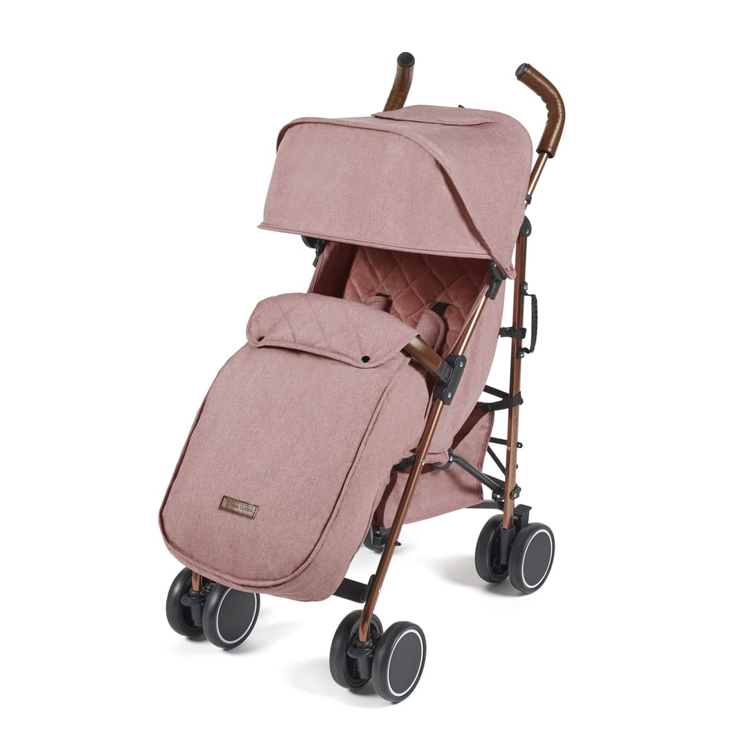 Ickle bubba discovery prime stroller dusky pink (1)