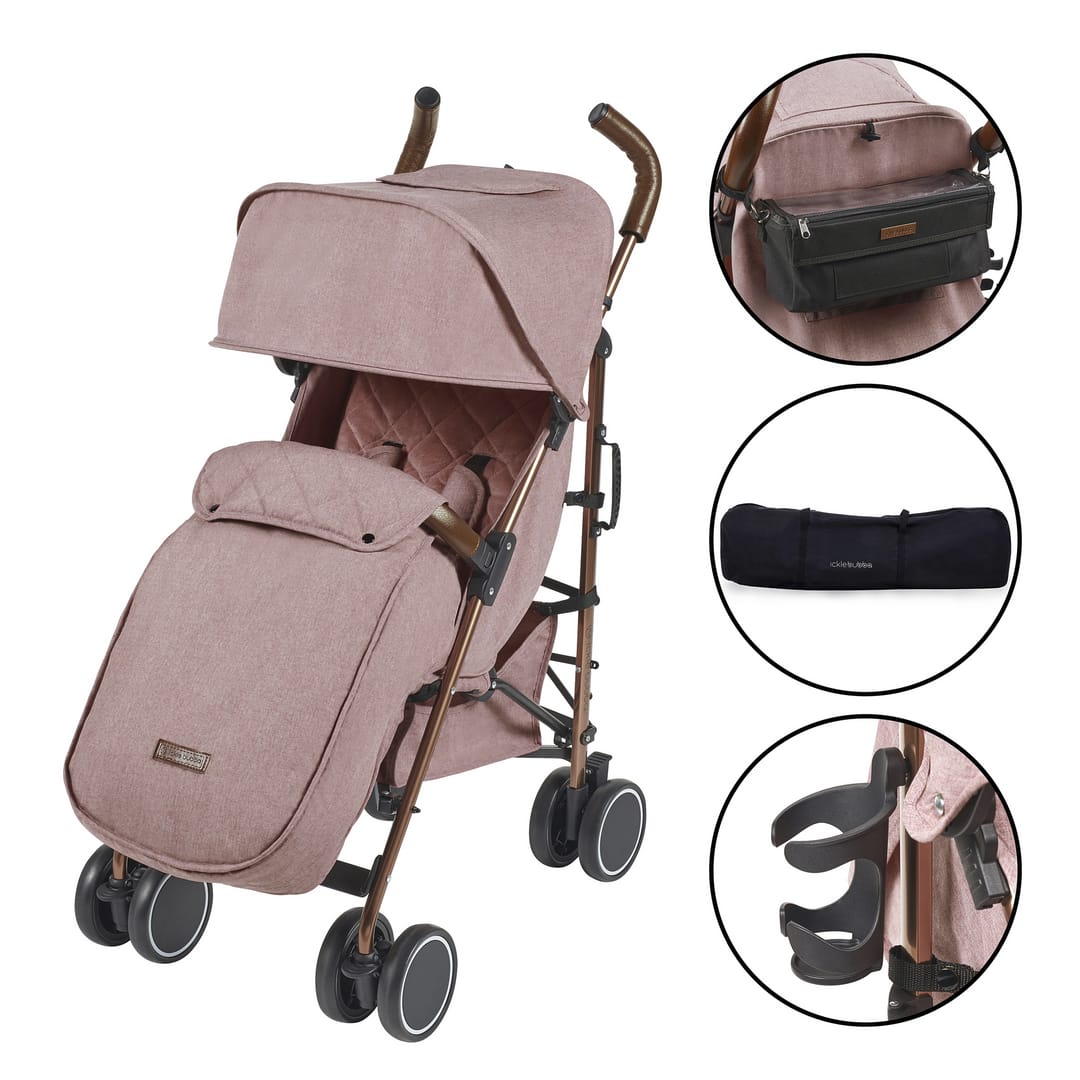 Ickle Bubba Discovery PRIME Stroller - Dusky Pink