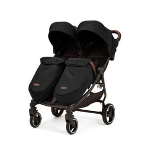 Ickle Bubba Venus Prime Double Stroller Black (1)