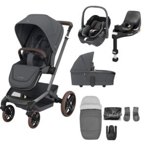Maxi Cosi Fame 8 Piece Xomplete Bundle Twillic Graphite
