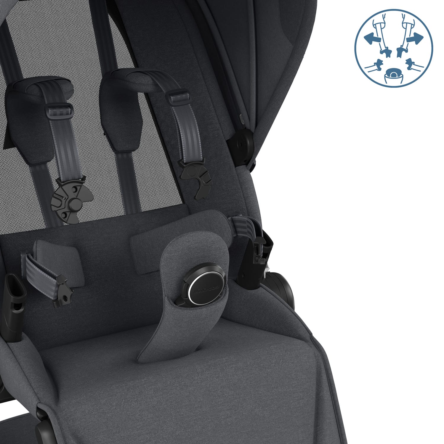 Maxicosi Stroller Comfort Fame Twillic Twillicgraphite Easychild