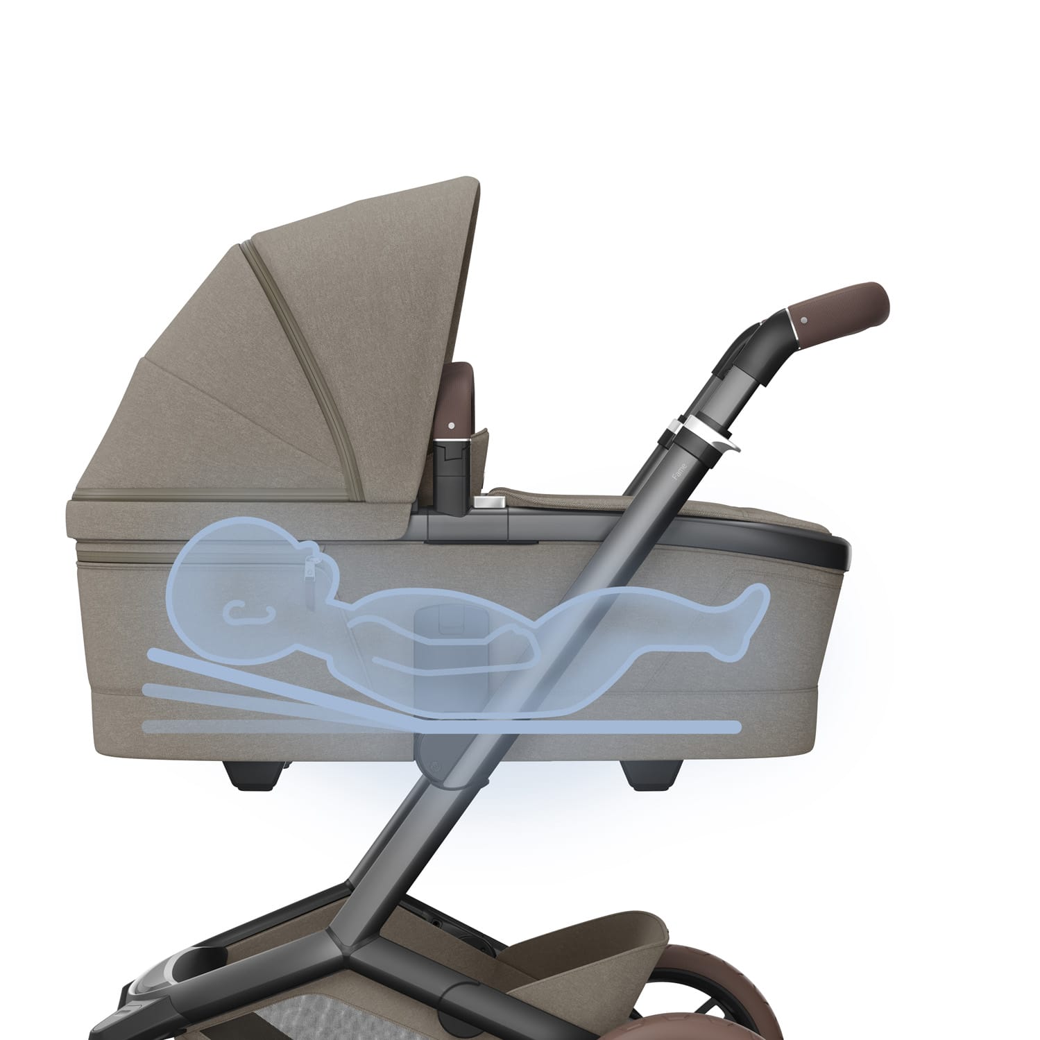 Maxicosi Stroller Comfort Fame Twillic Twillictruffle Bestsleep