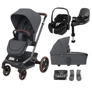 Maxi Cosi Fame Travel System Twillic Graphite