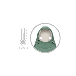 Cybex Platinum Footmuff Leaf Green (3)