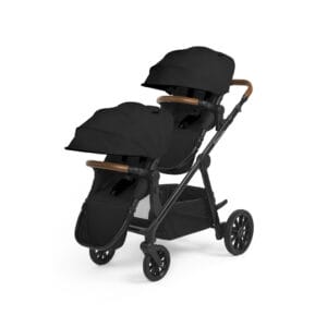 Ickle Bubba Virgo 2 In 1 Pushchair Black Black Tan (6)