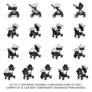 Ickle Bubba Virgo 2 In 1 Pushchair Stone (8)