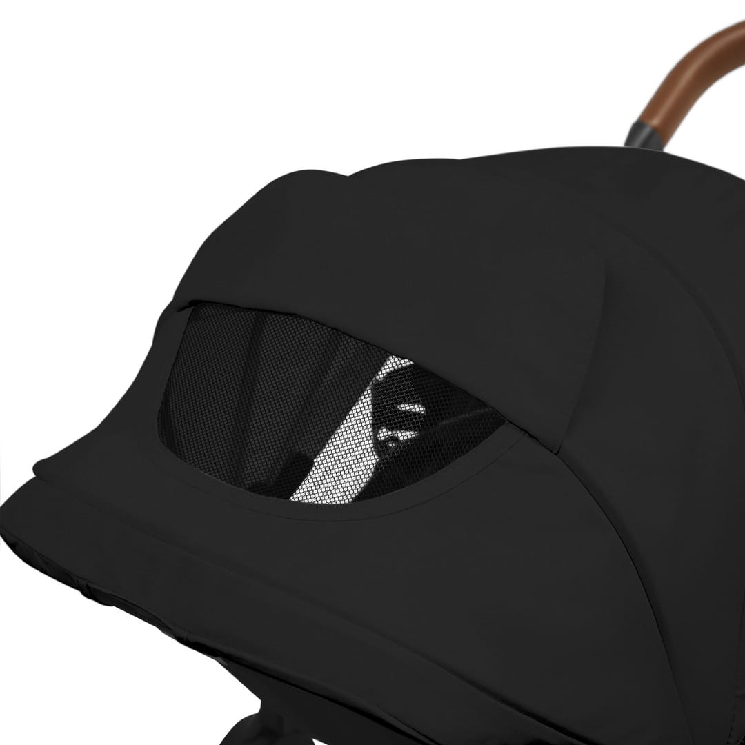 Ickle Bubba Virgo 2 In 1 Pushchair Twin Package Black Black Tan (13)