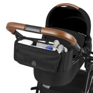 Ickle Bubba Virgo 2 In 1 Pushchair Twin Package Black Black Tan (8)