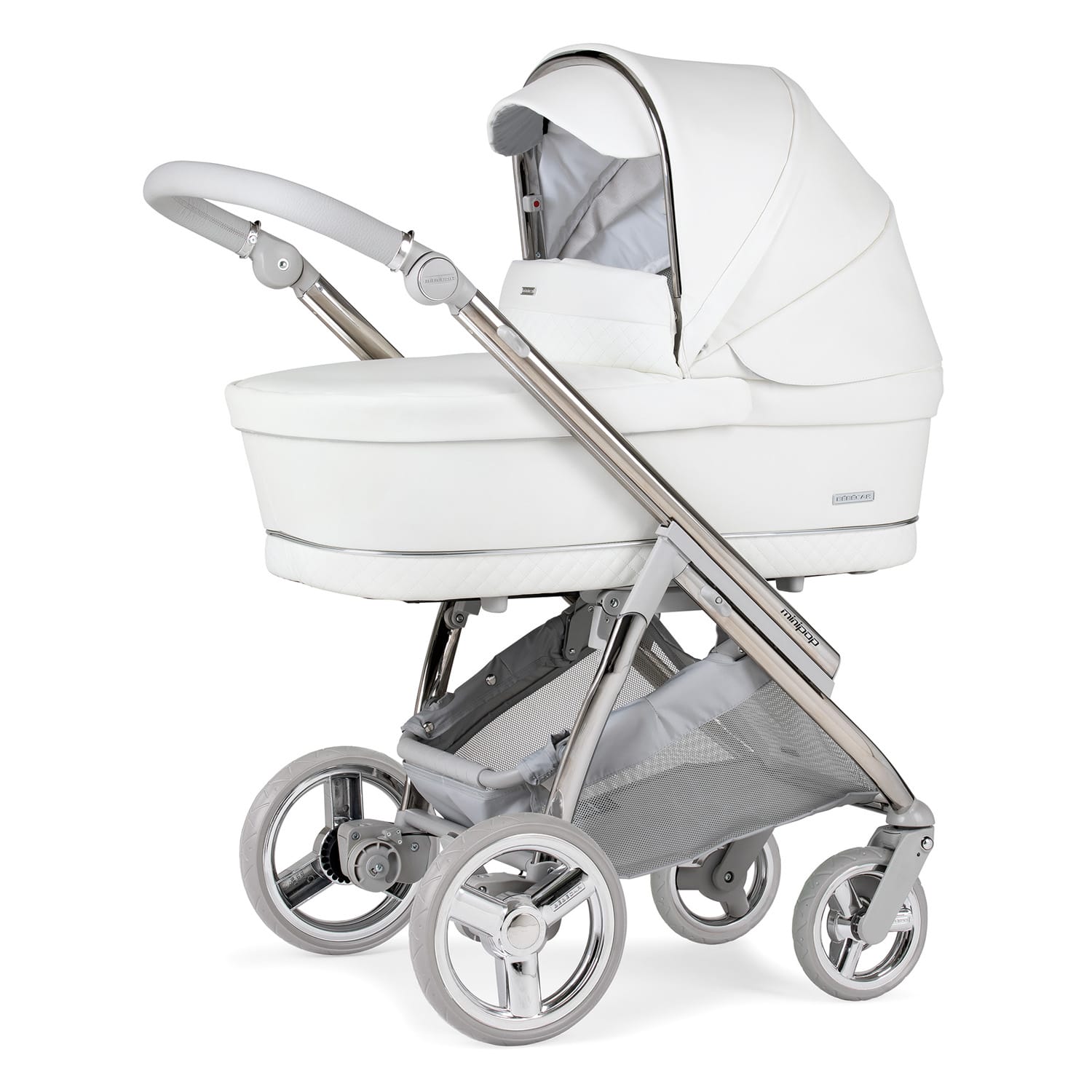 Minipop With Carrycot White Delight
