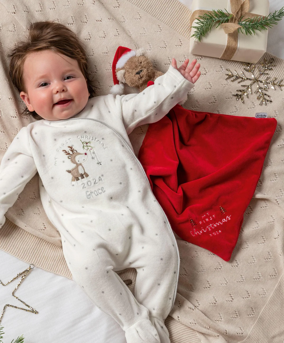 Mamas Papas Comforters My First Christmas Comforter Bear 2024 63215524839761 1200x