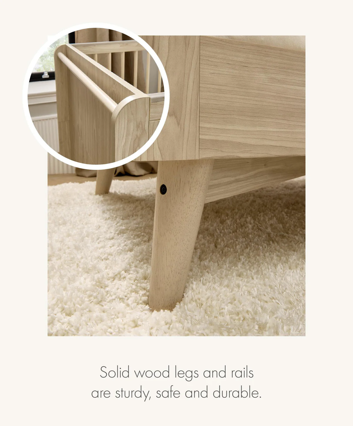 Mamas Papas Cot Beds Coxley Cotbed Natural Olive Green 33489514299557 1200x