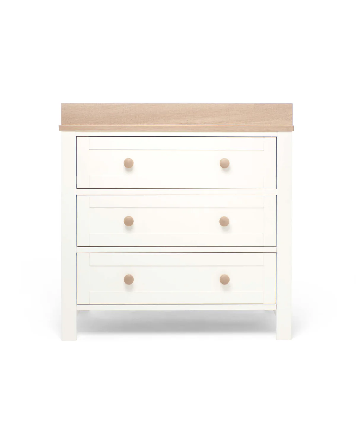Mamas Papas Furniture Sets Wedmore 2 Piece Cotbed Set With Nursery Dresser Changer White Natural 33105201627301 1200x
