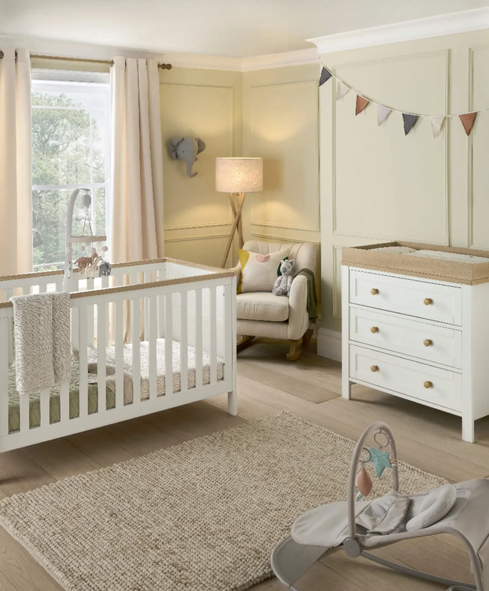 Mamas Papas Furniture Sets Wedmore 2 Piece Cotbed Set With Nursery Dresser Changer White Natural 34588761096357 1024x1024@2x