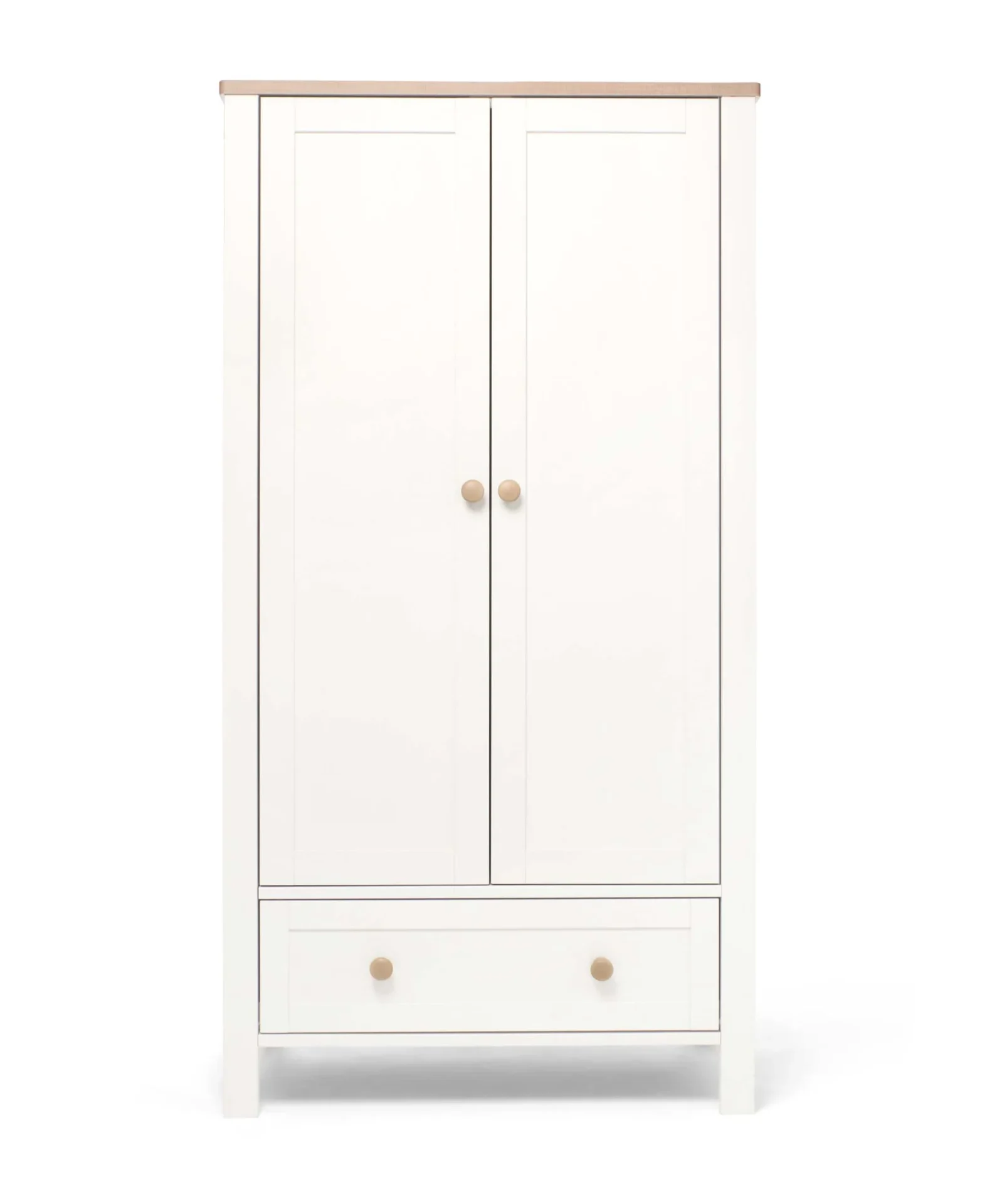 Mamas Papas Furniture Sets Wedmore 3 Piece Cotbed Range With Nursery Dresser Changer Wardrobe White Natural 33105289248933 1024x1024@2x