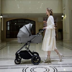 Chia Pram Pushchair Pearl Grey 1