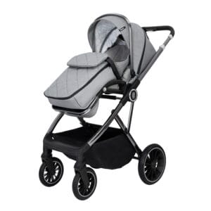 Chia Pram Pushchair Pearl Grey 9
