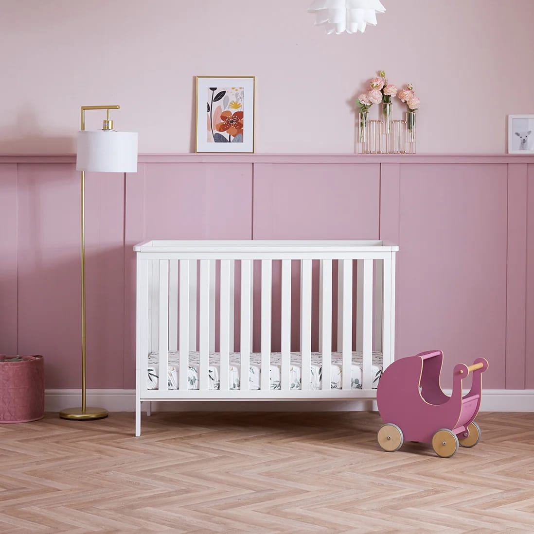 Evie Mini Cot Bed White