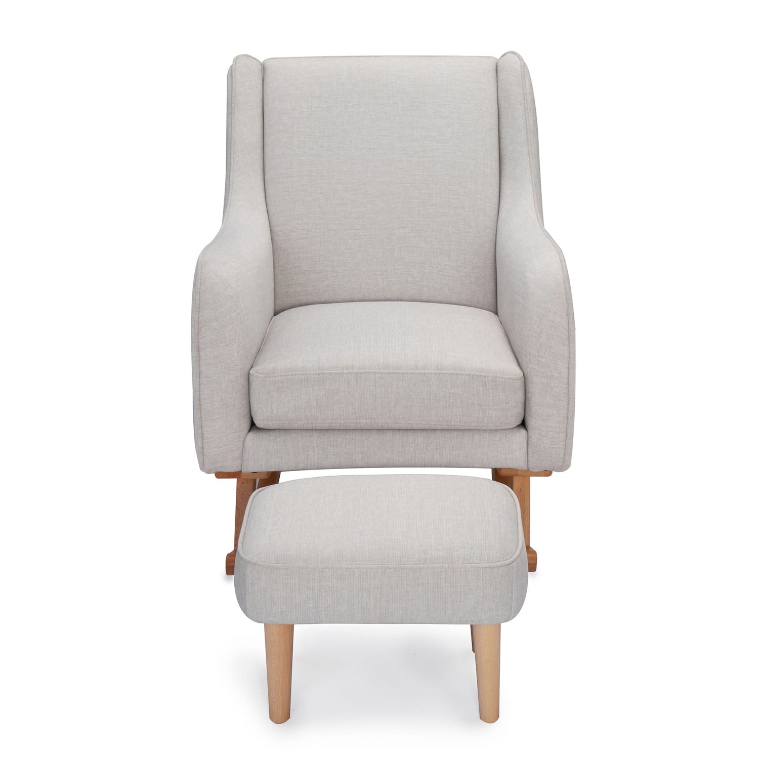 Ida Nursing Chair With Stool Cashmere 6
