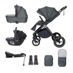 Kai Travel System Coco With Base Forest Grey 1