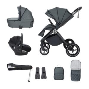 Kai Travel System Pecan With Base Forest Grey 1