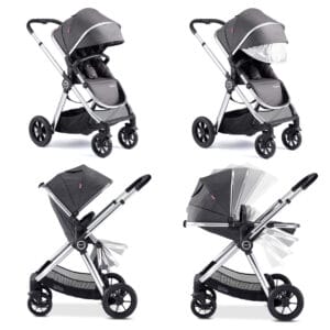 Memore V2 Travel System 12 Piece Coco Car Seat Chrome 6
