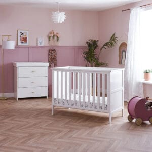 Obaby Evie Mini 2 Piece Room Set White