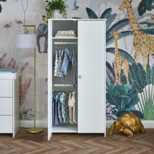 Obaby Evie Wardrobe White 1
