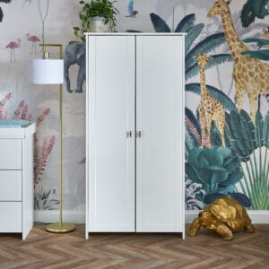 Obaby Evie Wardrobe White