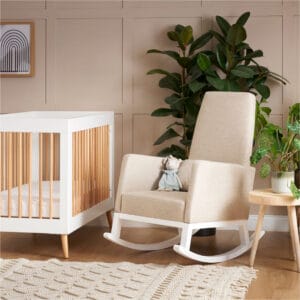 Obaby High Back Rocking Chair Oatmeal (3)