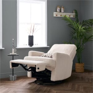 Obaby Madison Electric Recliner Chair Teddy Ivory (3)
