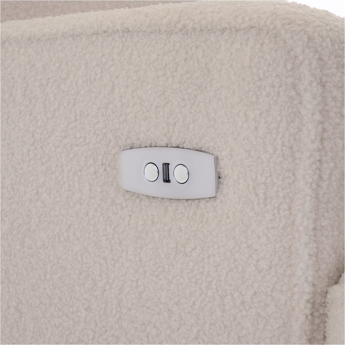 Obaby Madison Electric Recliner Chair Teddy Truffle