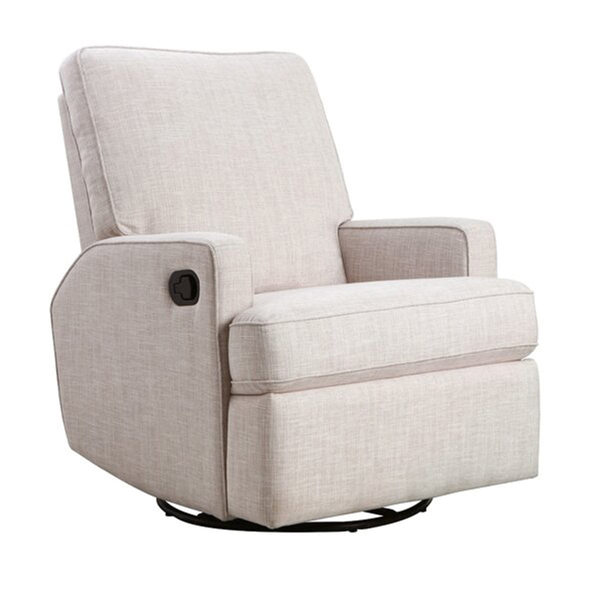 Obaby Madison Swivel Glider Recliner Chair Oatmeal (7)