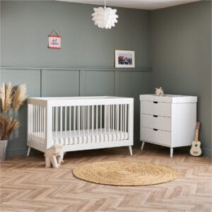 Obaby Maya 2 Piece Room Set Nordic White (2)