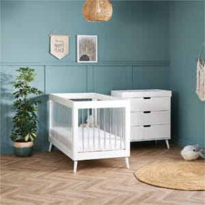 Obaby Maya 2 Piece Room Set White With Acrylic