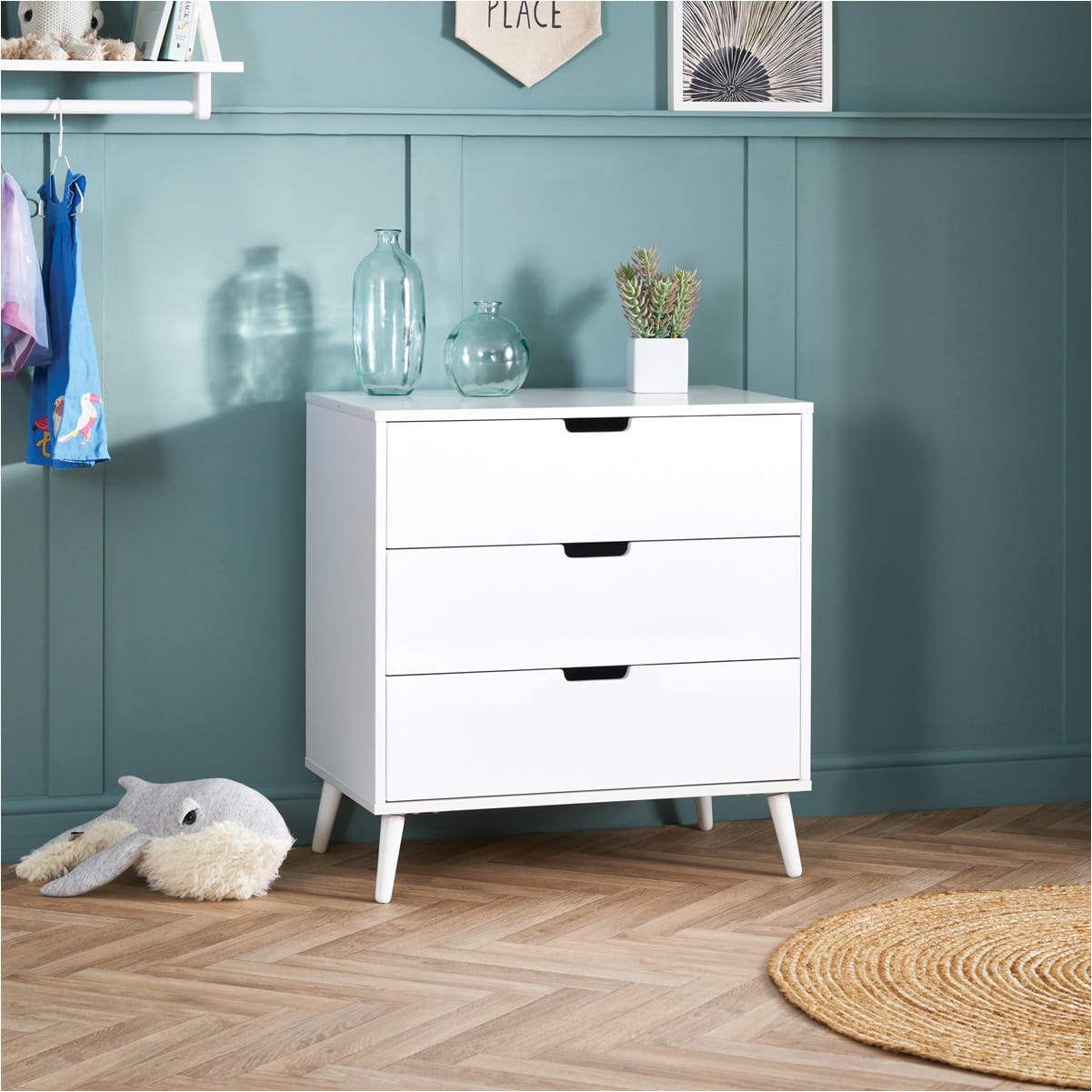 Obaby Maya Changing Unit Nordic White (4)