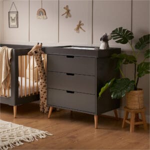 Obaby Maya Changing Unit Slate With Natural (1)