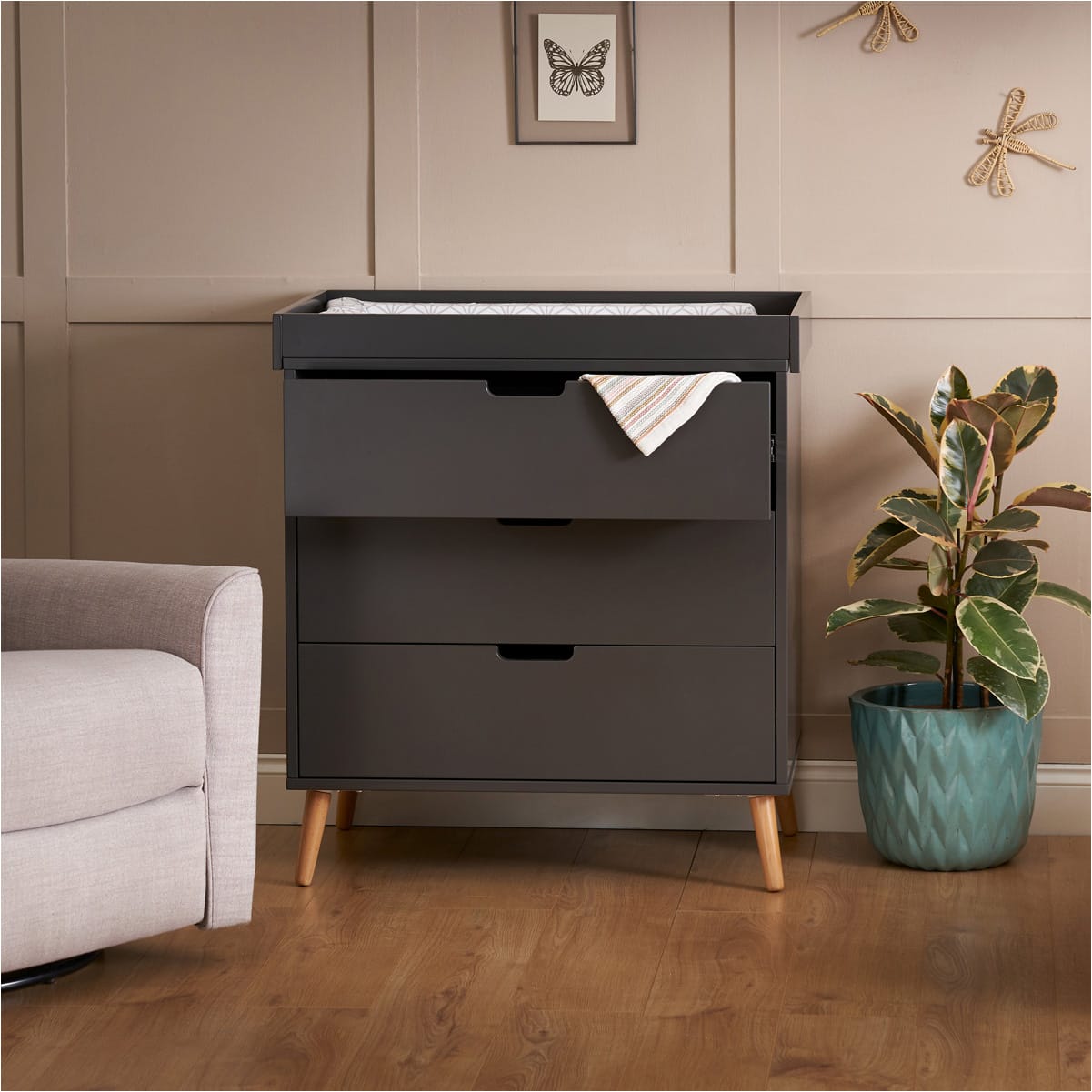 Obaby Maya Changing Unit Slate With Natural (18)