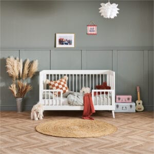 Obaby Maya Cot Bed Nordic White (11)