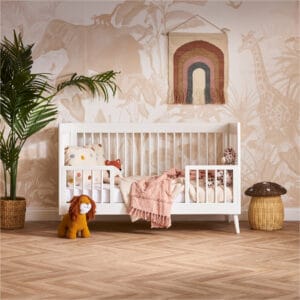 Obaby Maya Cot Bed Nordic White