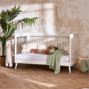 Obaby Maya Cot Bed Nordic White (6)