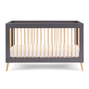Obaby Maya Cot Bed Slate With Natural (1)